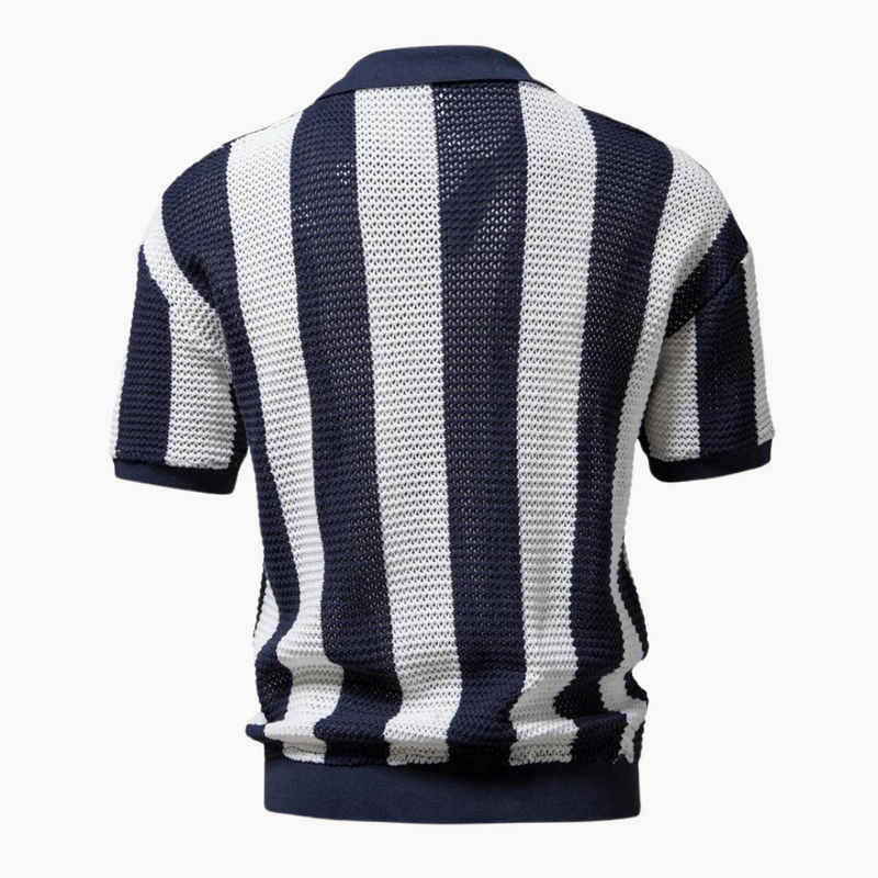 Polo Slim Fit Kortærmet Åben Krave Komfort | Alviro