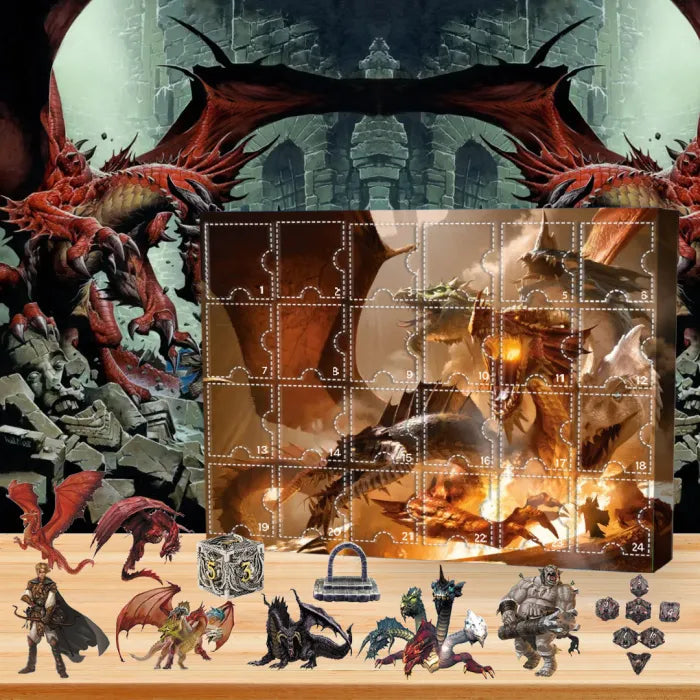 Fantastyczny kalendarz adwentowy z 24 przedmiotami kolekcjonerskimi na grudzień | Fantadvent