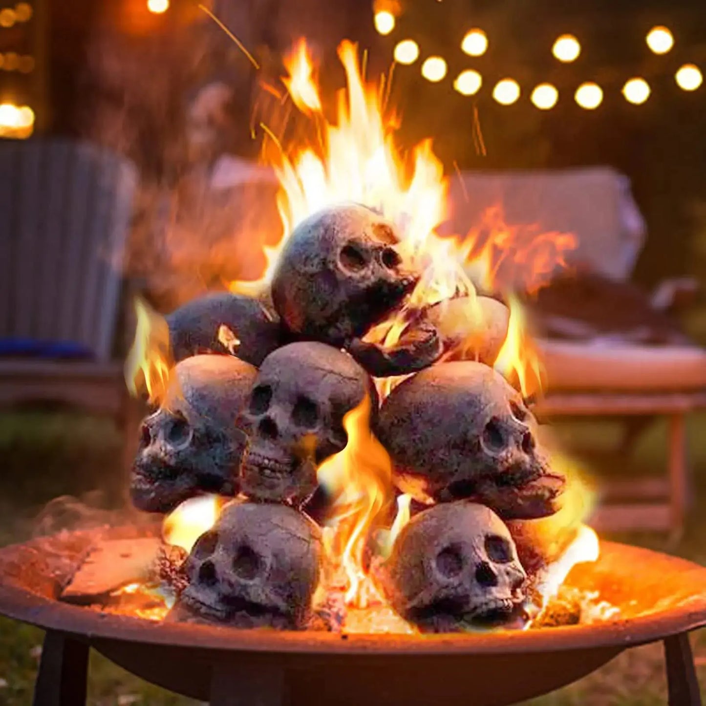 Kraniedekoration Keramisk Gothic Interiør | SkullCraft