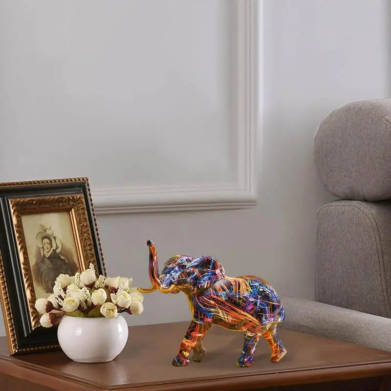 Skulptur med Farverigt Resin Kunstdesign | Virelto
