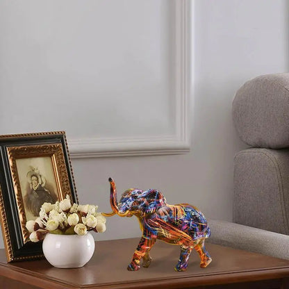 Skulptur med Farverigt Resin Kunstdesign | Virelto