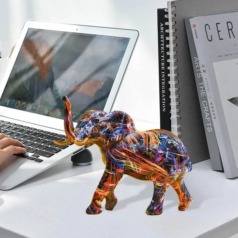 Skulptur med Farverigt Resin Kunstdesign | Virelto