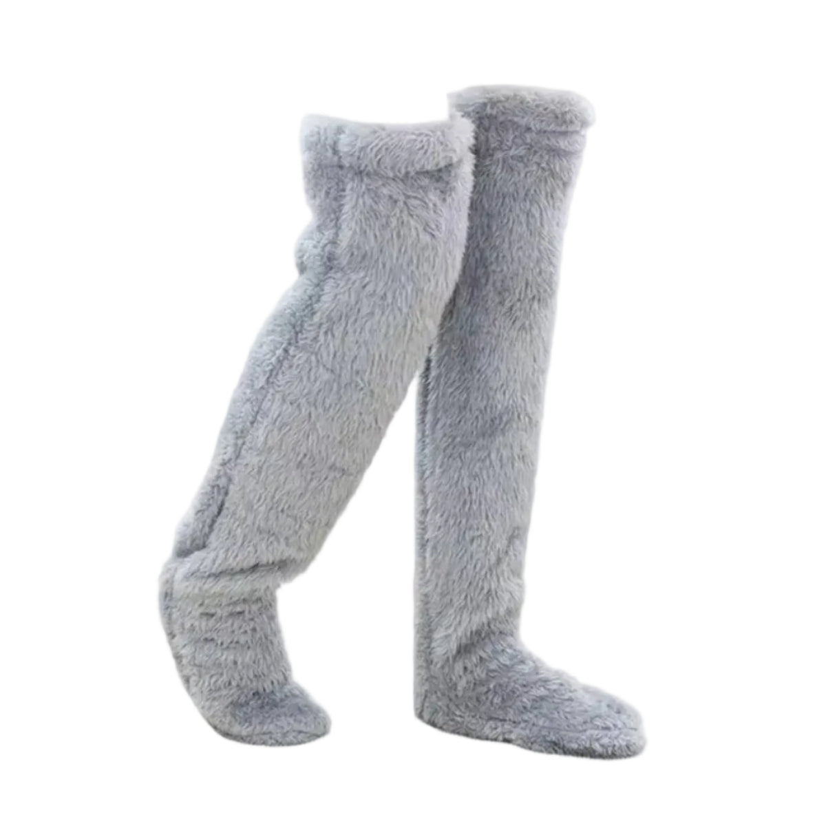 Dame Fleecestrømper Blød Overknee Plys | CozyStride