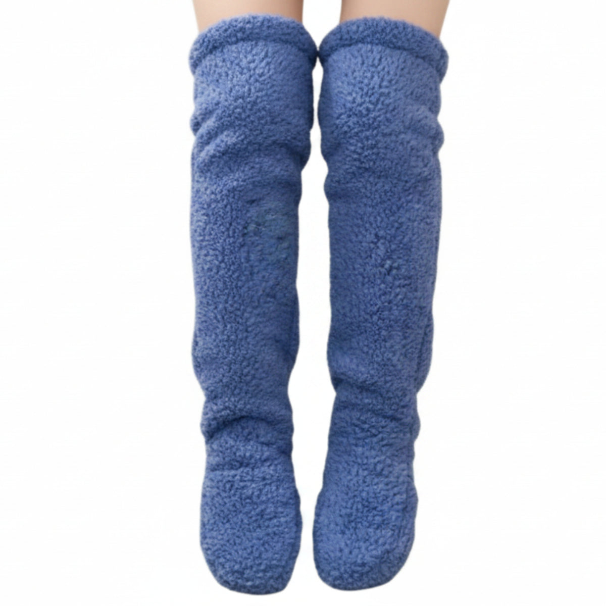 Dame Fleecestrømper Blød Overknee Plys | CozyStride