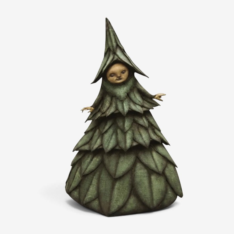 Gotisk Heksefigur med Dekorativ Stav Halloween Resin | ShadowHex