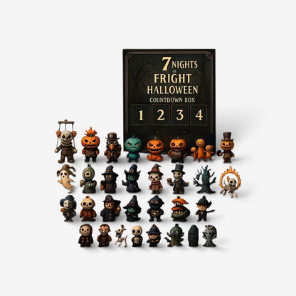 Halloween Nedtællingsboks Figursæt Dekoration | SpookyDays