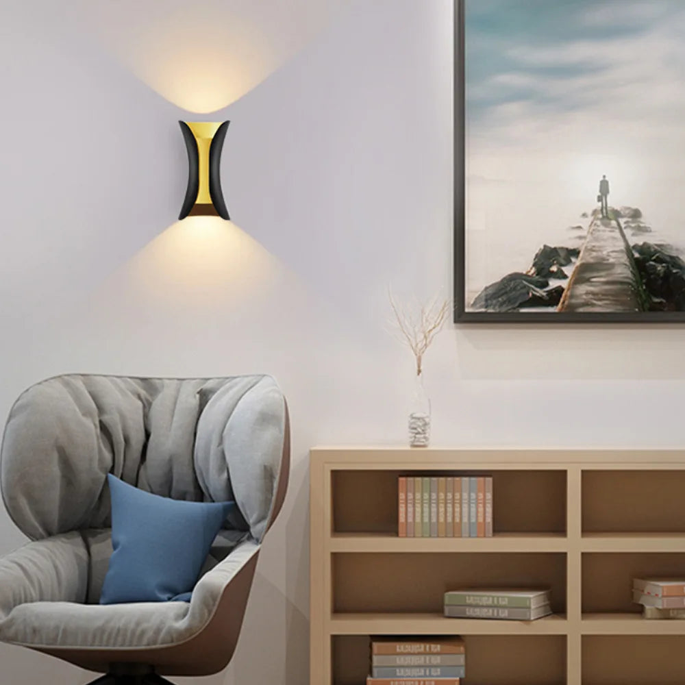 Væglampe LED Aluminium IP65 Moderne Udendørs Indendørs | Lucero