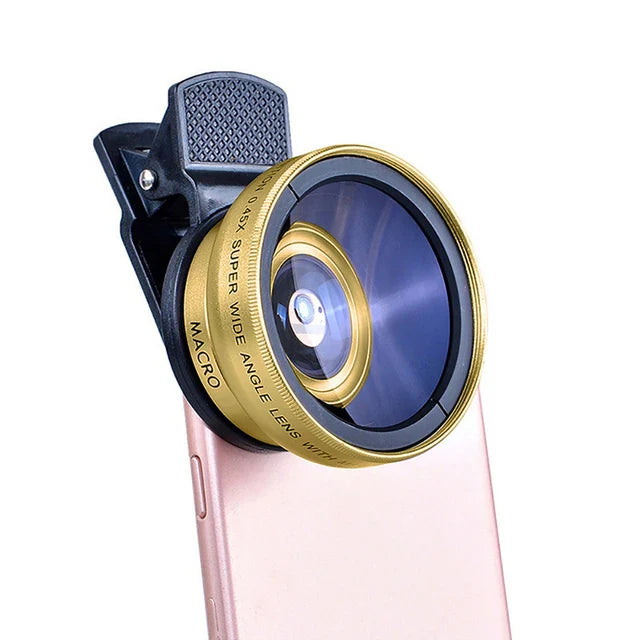 Smartphonekameraobjektiv med vidvinkel og makro | ClearScope
