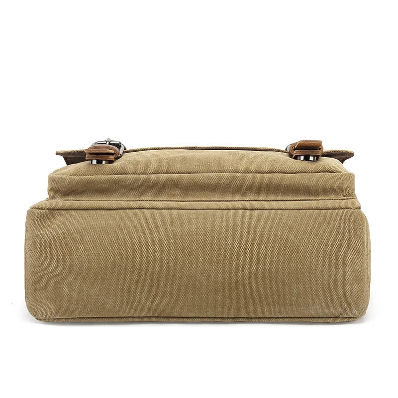 Skuldertaske Canvas Crossbody Unisex Justerbar Rummelig Hverdag Arbejde Rejse | Dario