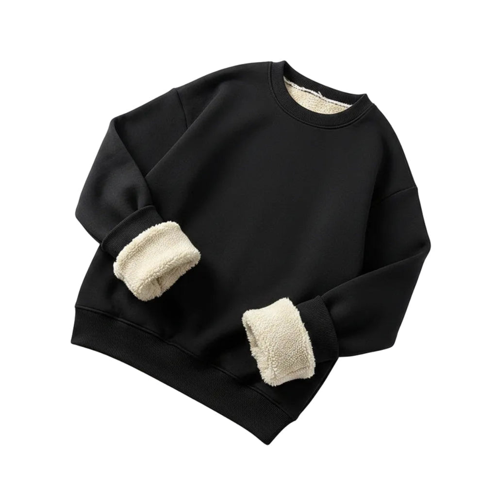 Dame Trøje Foret Varm Langærmet Pullover Efterår Vinter Komfort | Armida