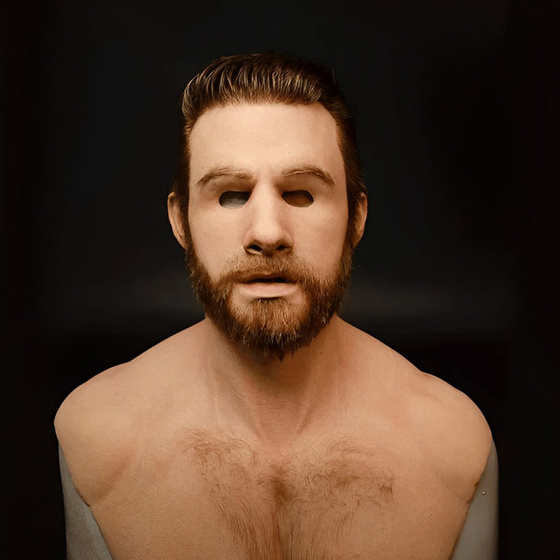 Karaktermaske Bevægelig Mund Latex | Gerwald