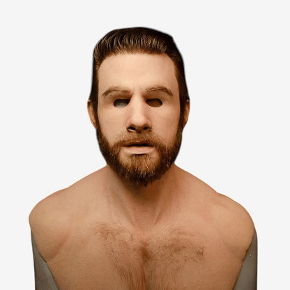 Karaktermaske Bevægelig Mund Latex | Gerwald