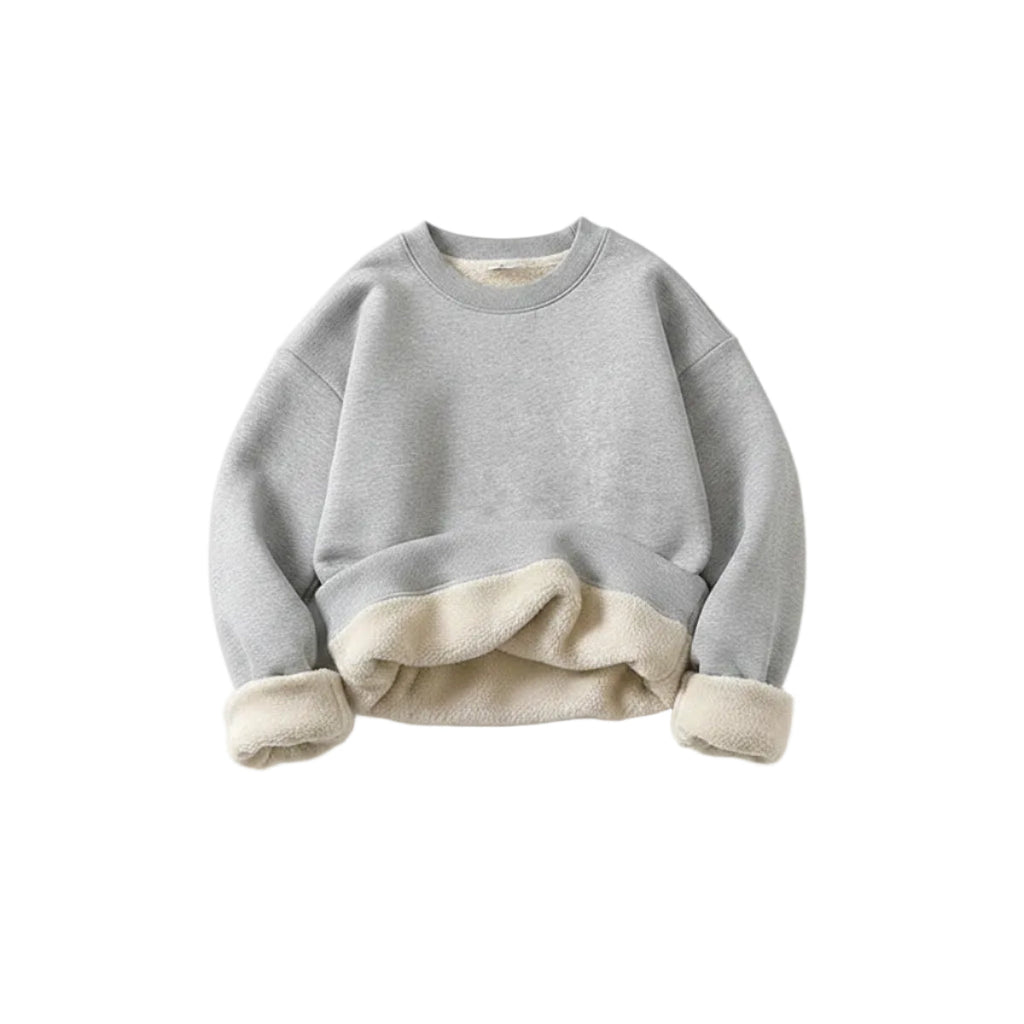 Dame Trøje Foret Varm Langærmet Pullover Efterår Vinter Komfort | Armida
