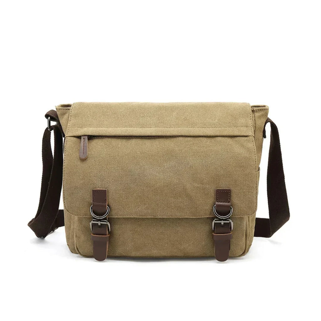 Skuldertaske Canvas Crossbody Unisex Justerbar Rummelig Hverdag Arbejde Rejse | Dario