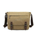 Skuldertaske Canvas Crossbody Unisex Justerbar Rummelig Hverdag Arbejde Rejse | Dario