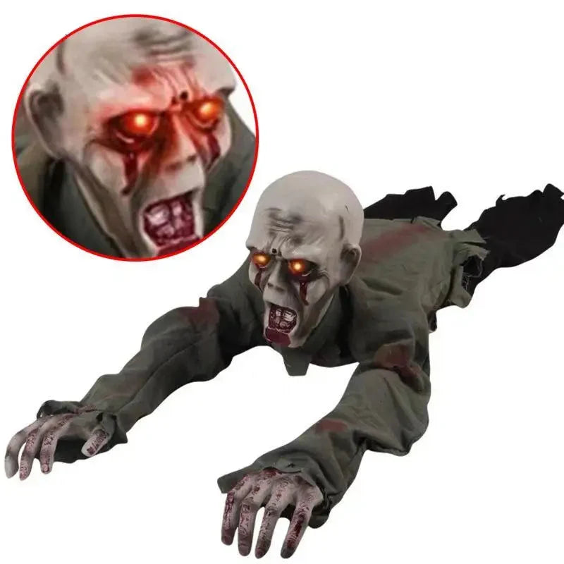 Zombie Dekoration Kravlende LED Sensor | GraveCrawler