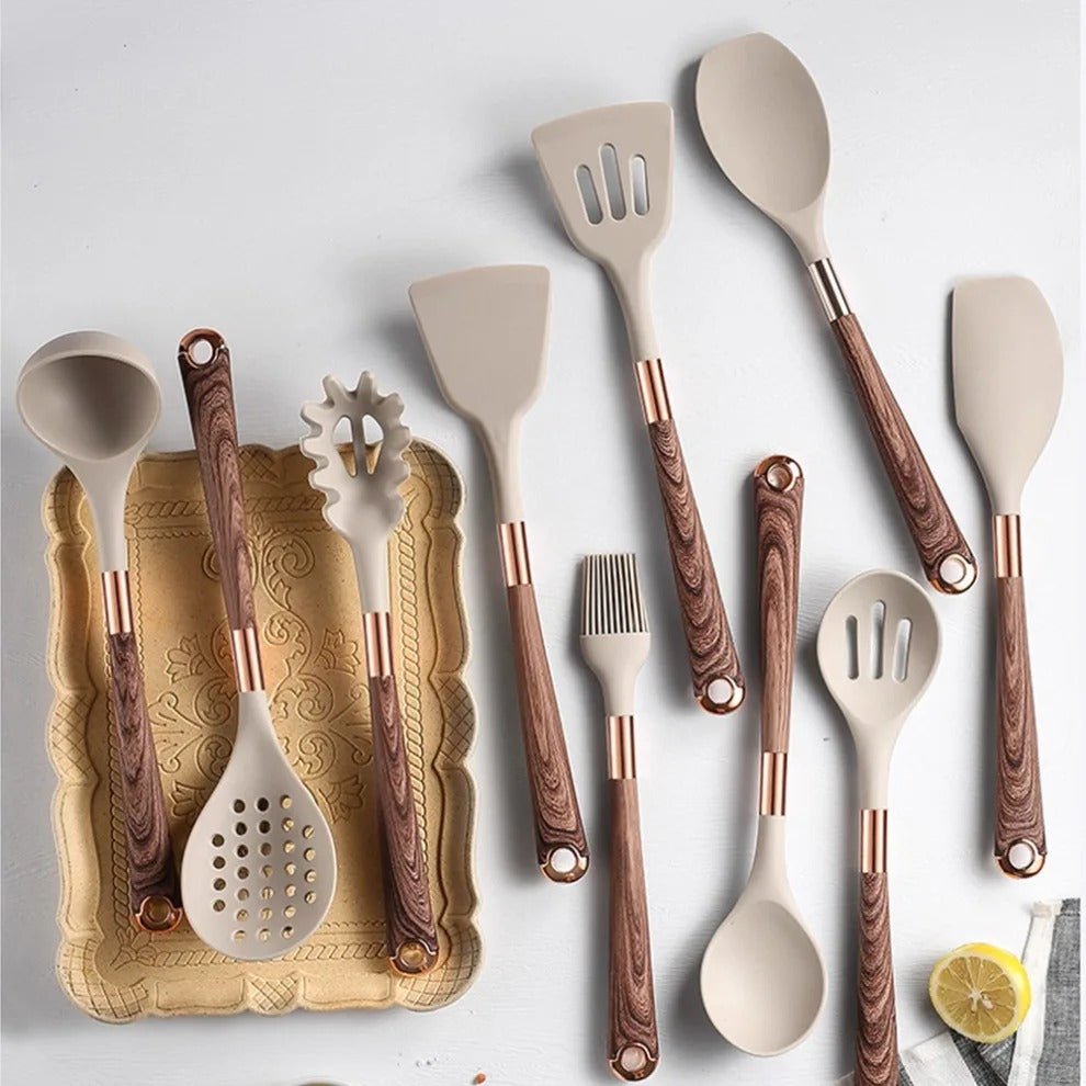 Hitzebeständiges Silikonküchenutensilien Set – Effizientes Kochen Mit Stil 5
