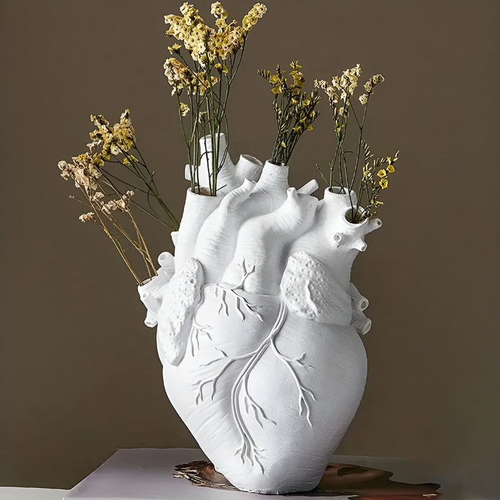 Vase Hjerteformet Bambus Træ Design | Cordelia