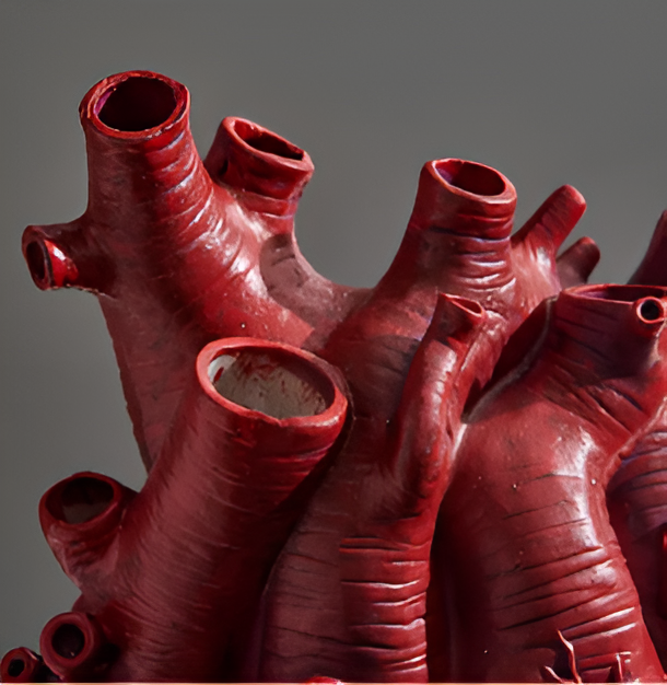 Vase Hjerteformet Bambus Træ Design | Cordelia