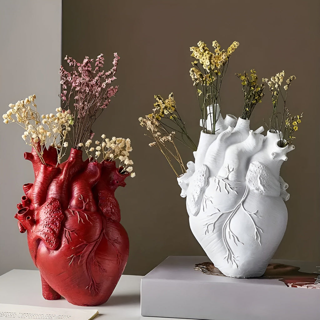 Vase Hjerteformet Bambus Træ Design | Cordelia