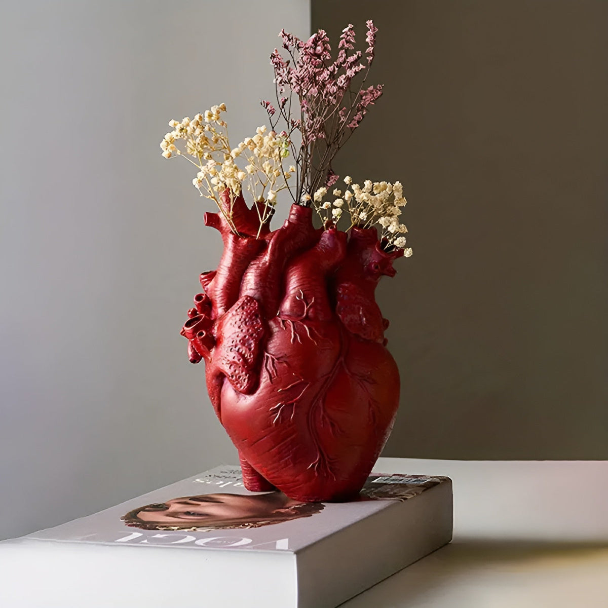 Vase Hjerteformet Bambus Træ Design | Cordelia
