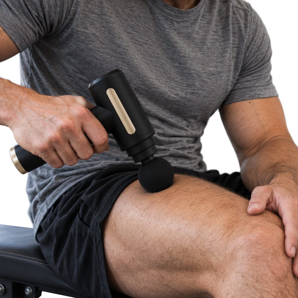 Kompakt mini massagepistol med USB-opladning og pulserende vibrationer | Marceau