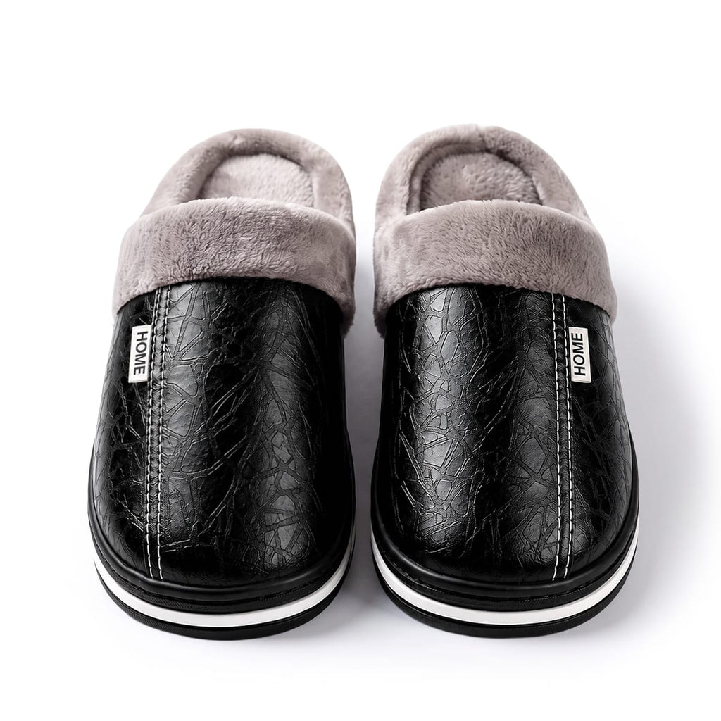 Isolerede slippers med kunstig pels og praktisk design | Norvik