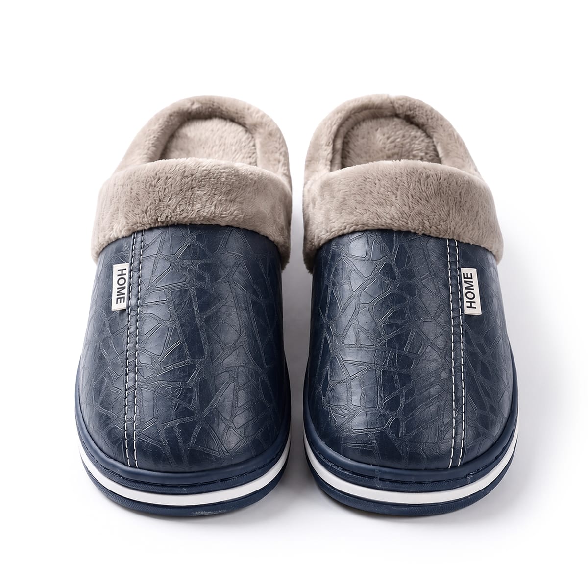 Isolerede slippers med kunstig pels og praktisk design | Norvik