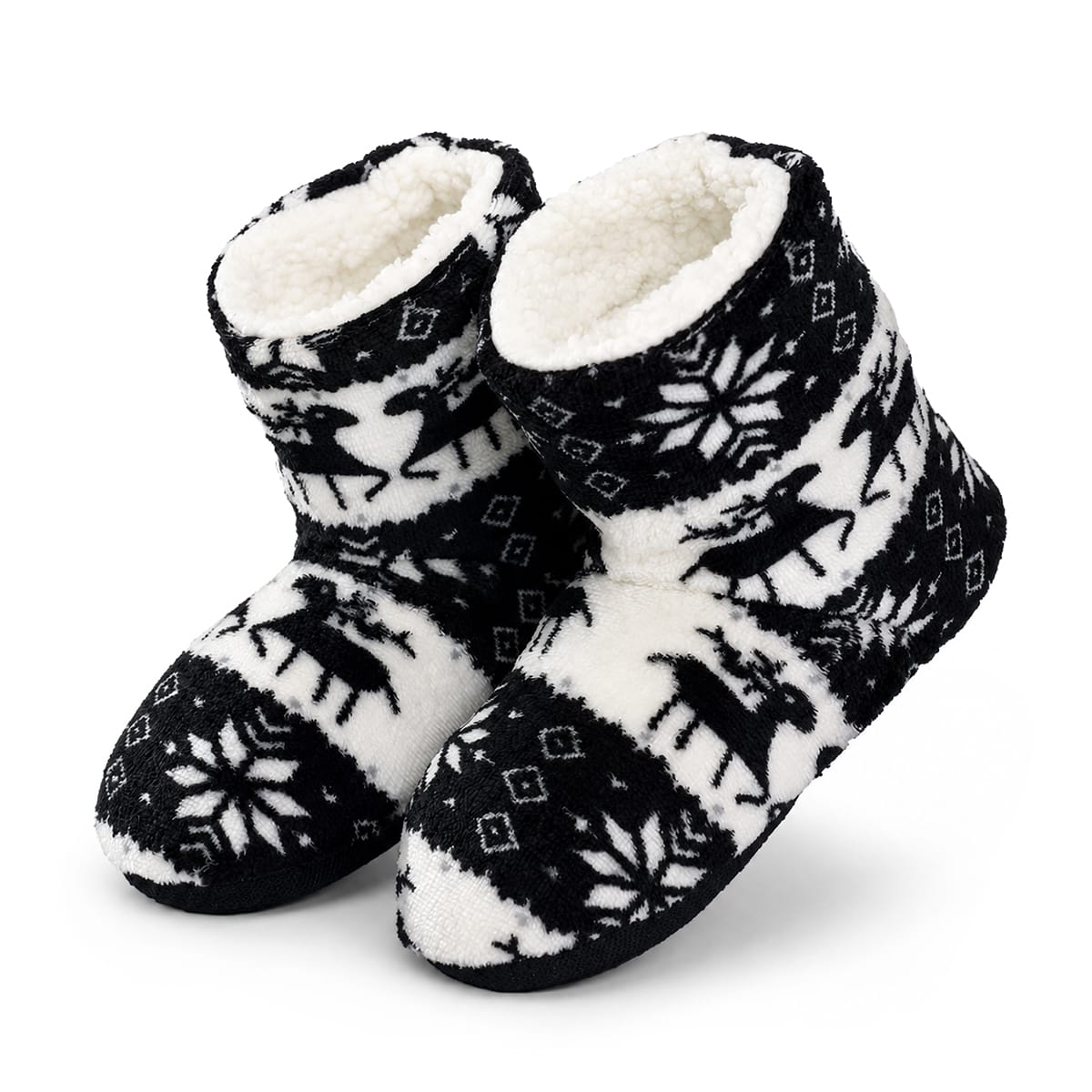 Plysforede indendørssko med losmotiv til kvinder | Isabela