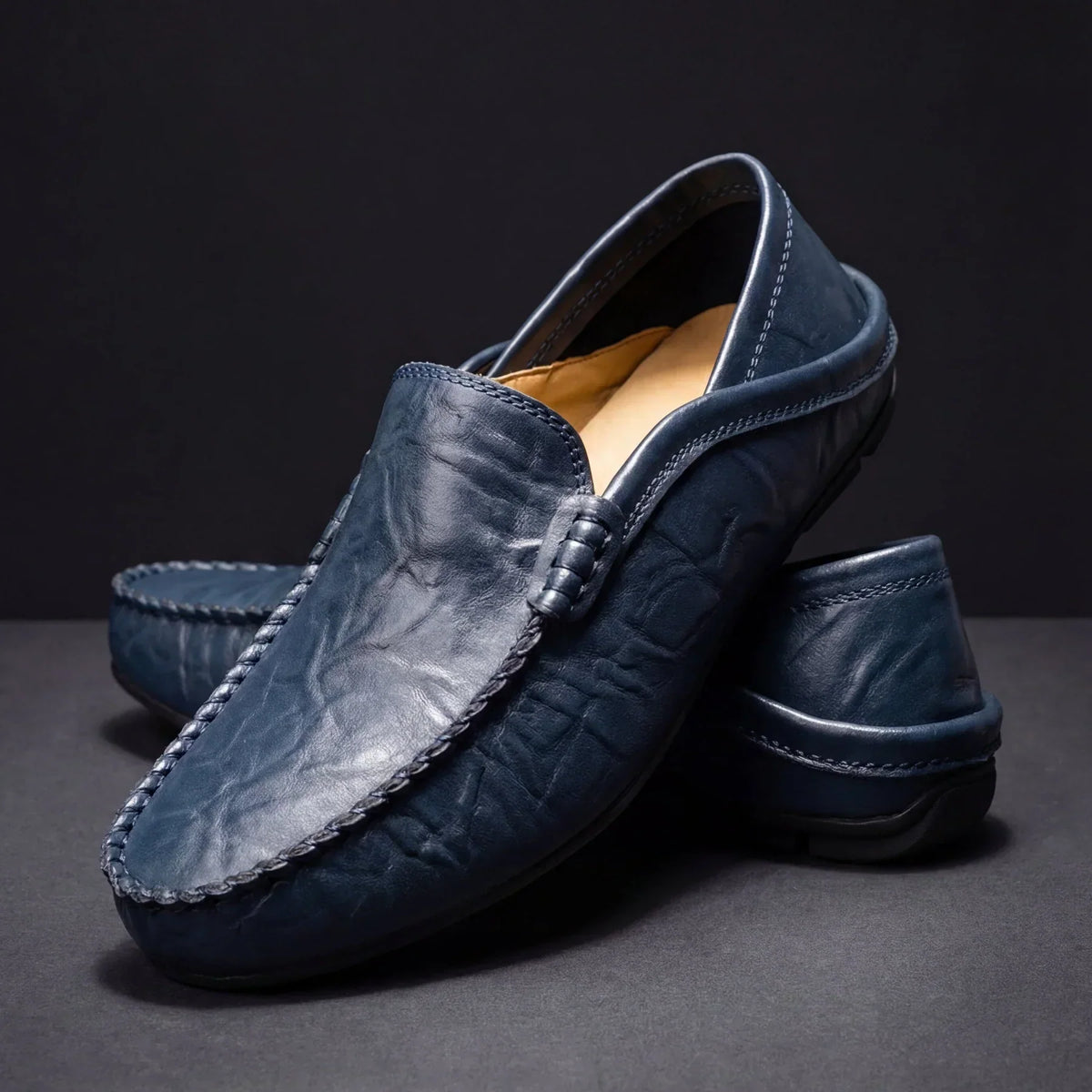 Herre Loafers Ægte Læder Slip-on | Preston