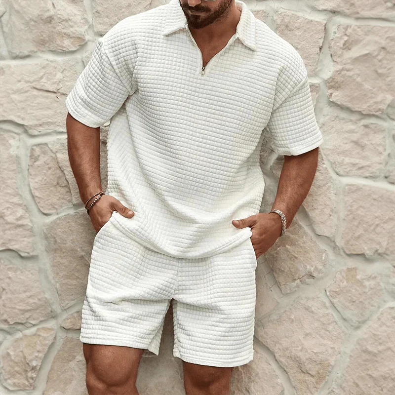 Todelt sæt T-shirt shorts afslappet komfort sommer | Laredo