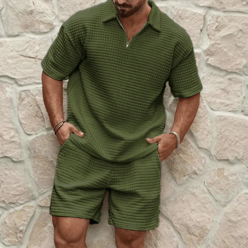 Todelt sæt T-shirt shorts afslappet komfort sommer | Laredo