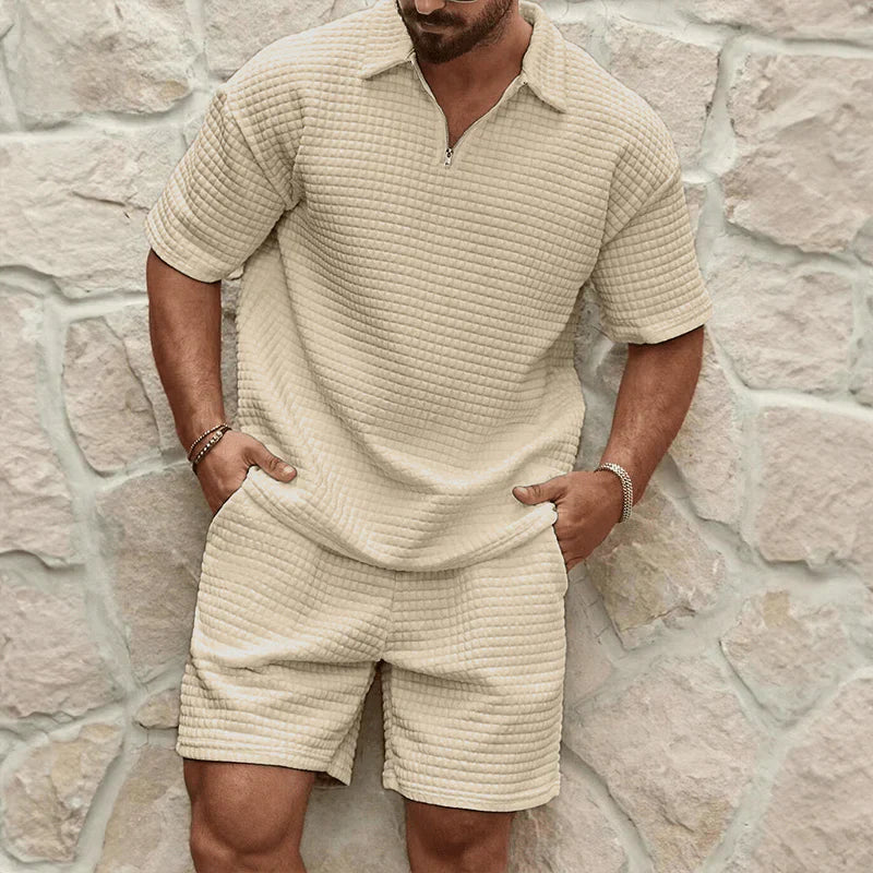 Todelt sæt T-shirt shorts afslappet komfort sommer | Laredo