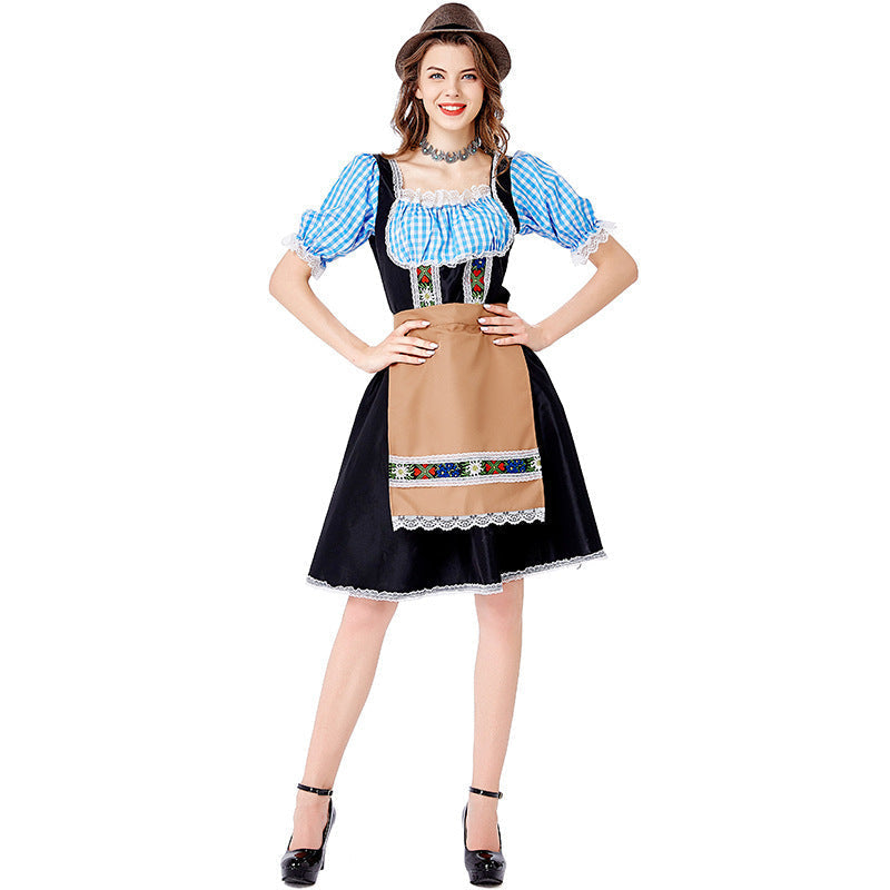 Dame Dirndl Snøreliv Broderet Forklæde | Hannah