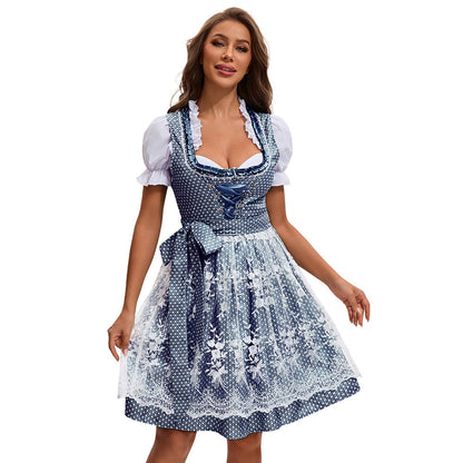 Dame Dirndl Blonde Traditionelt Design | Brookelle