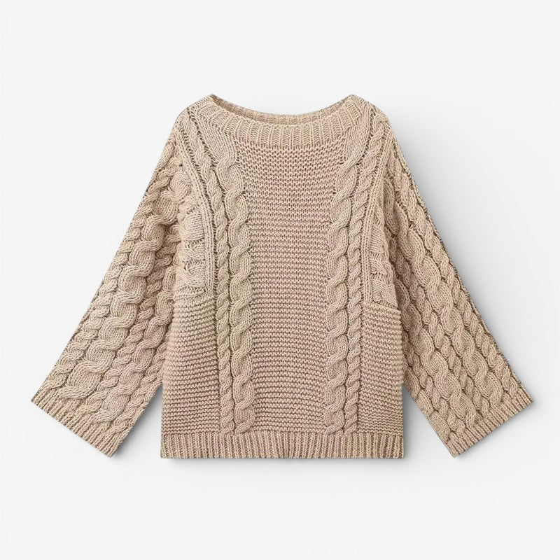 Halvor Oversized Rib Sweater – Afslappet Komfort