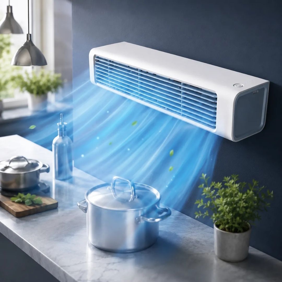Bladløs Tårnventilator med Fjernbetjening | BreezeCore