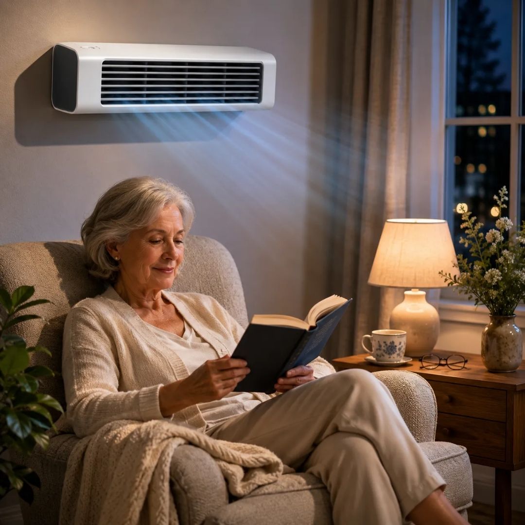 Bladløs Tårnventilator med Fjernbetjening | BreezeCore