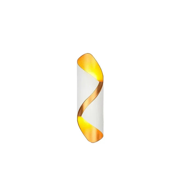 Væglampe LED Spiral Design Aluminium Udendørs Indendørs | Belaro