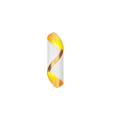Væglampe LED Spiral Design Aluminium Udendørs Indendørs | Belaro