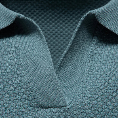 Aldric Mason Klassisk Kortærmet Polo Shirt Til Sommer Herre