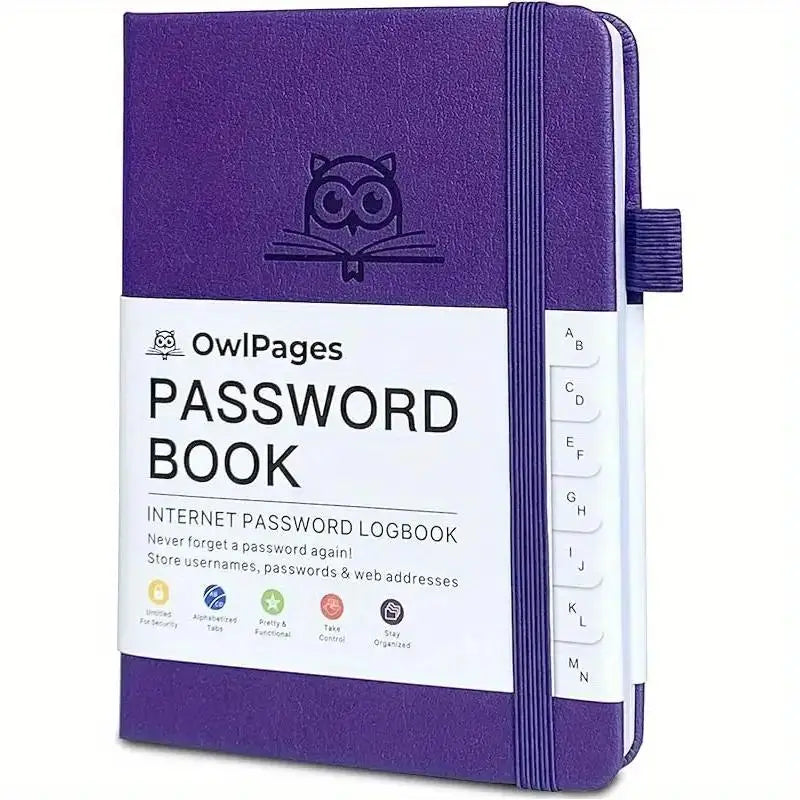 Passwordbog Alfabetisk Hardcover | SecureVault