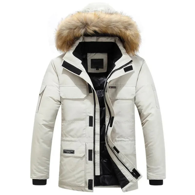 Herrejakke Casual Lynlås Bomuld Polyester | Carter