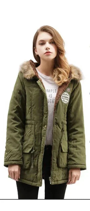 Vinterparka Justerbar Talje Foret Polyester | Irene