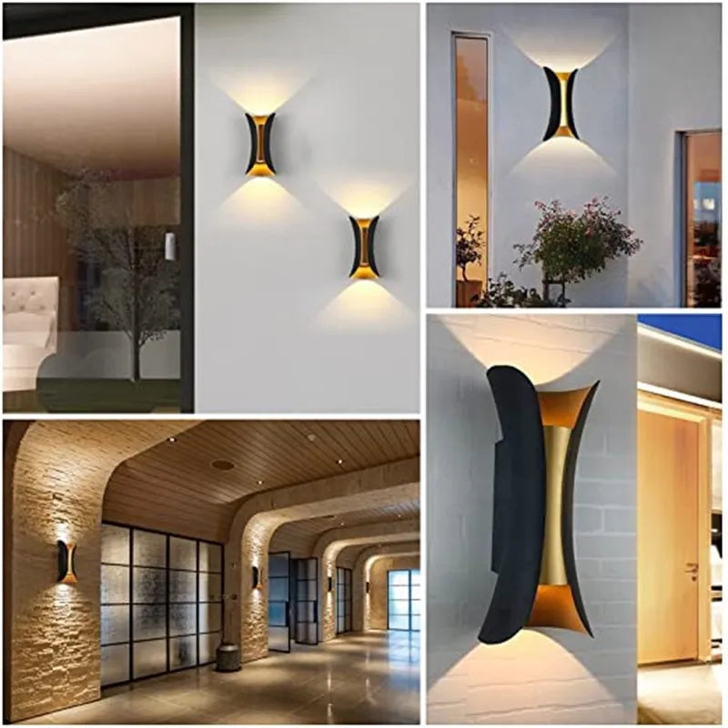 Væglampe LED Aluminium IP65 Moderne Udendørs Indendørs | Lucero