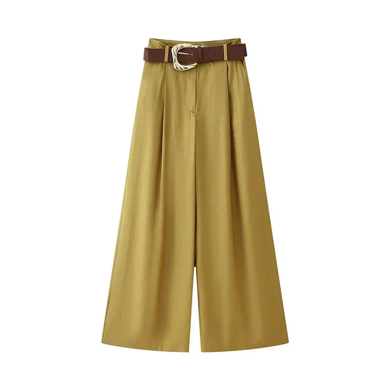 Sæt 2-delt V-Hals High Waist Elegant | Mireya