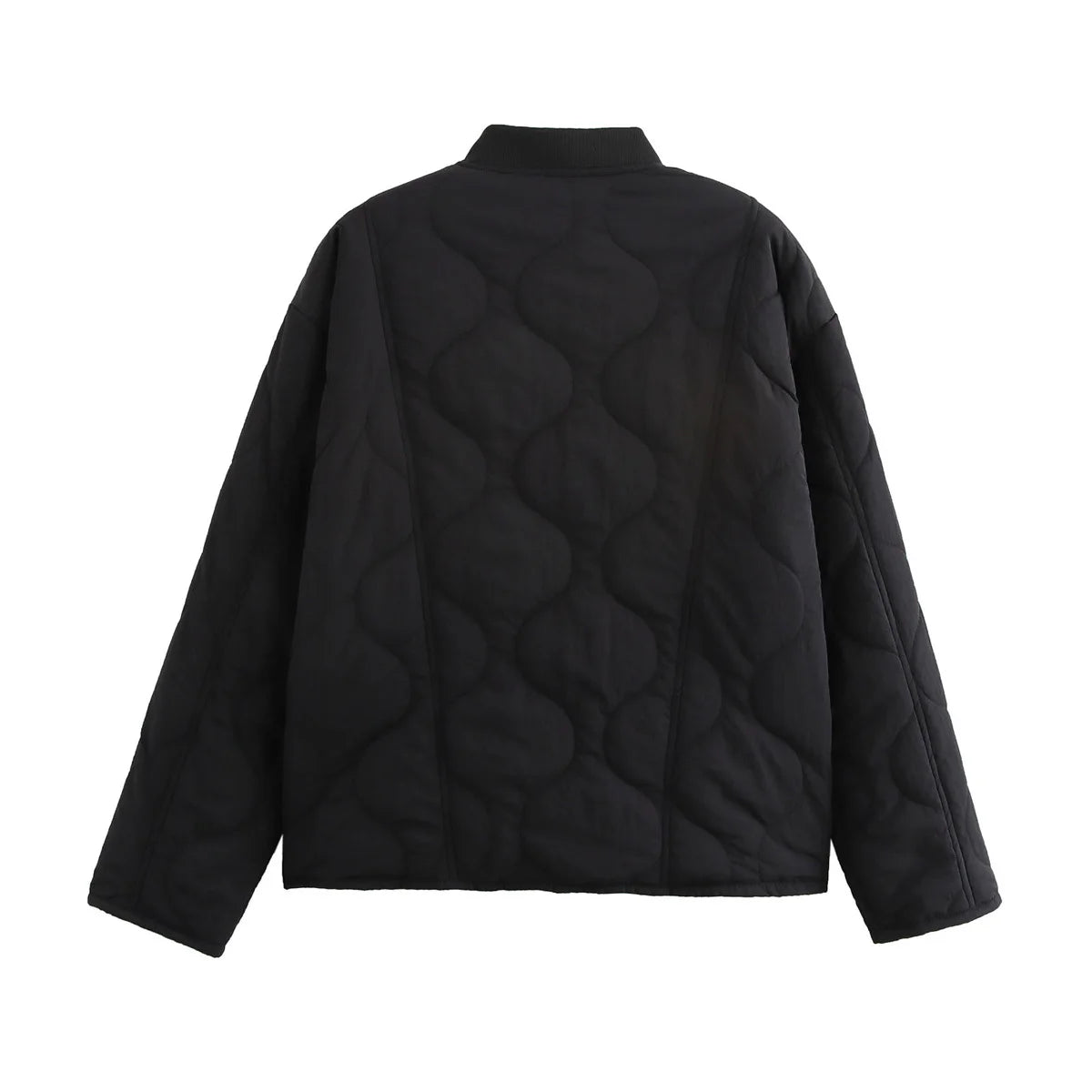 Vintage damejakke med leopardprint knapper polstring og lange ærmer | Géraldine