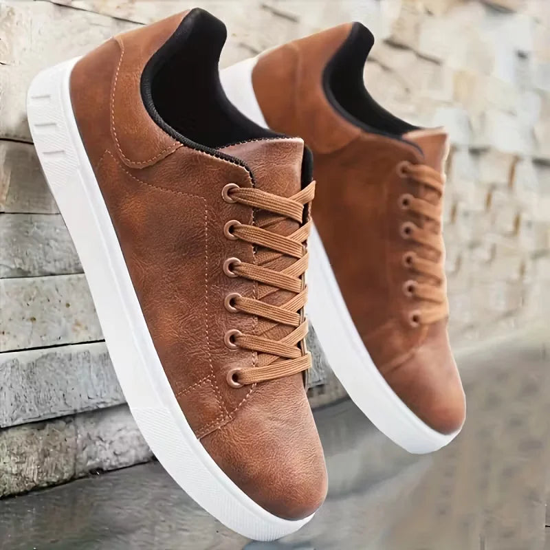 Sneakers Snørelukning Fleksibel Sål Komfort Hverdag | Virex