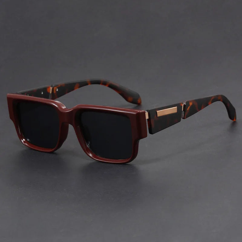 Solbriller Firkantet Gradient UV400 Retro Design | Zenvor