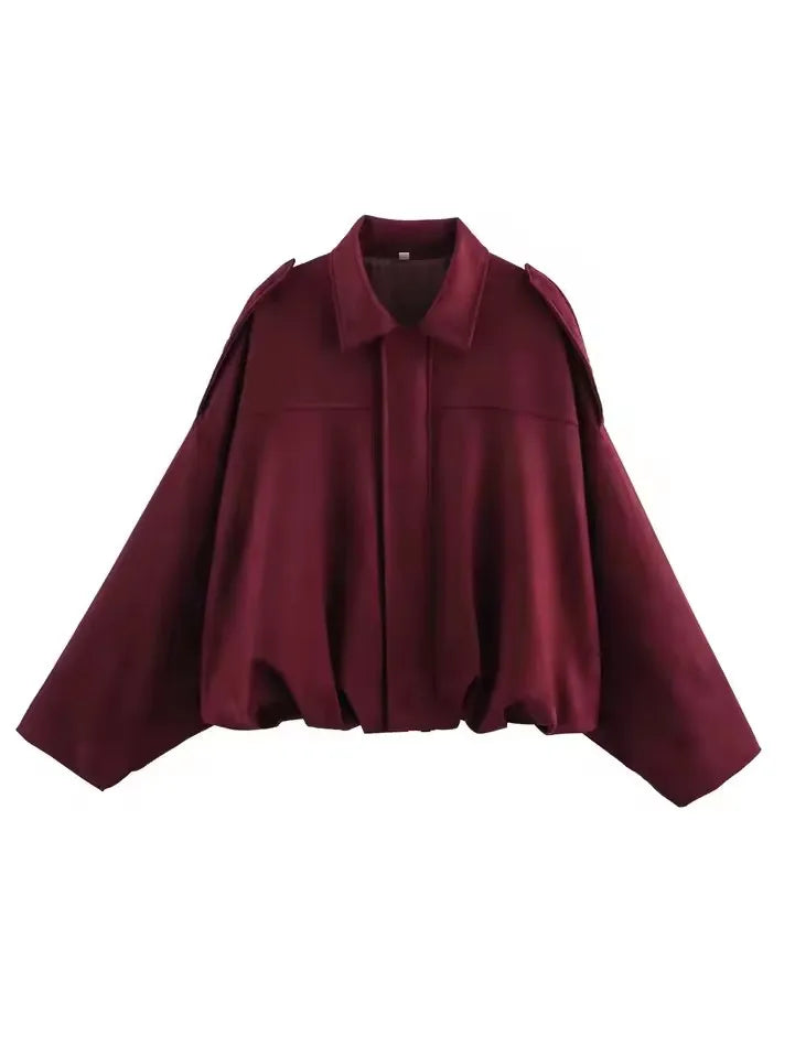 Jakke Kort Streetwear Lynlås Polyester | Virexa